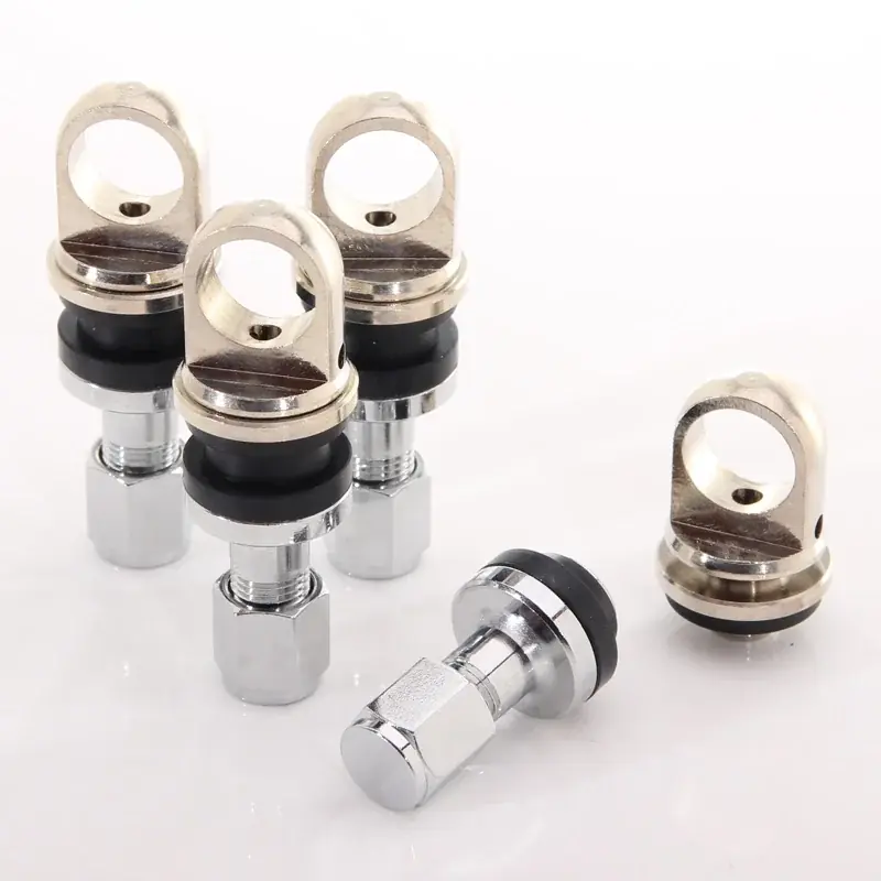 Alu Ventiler til Alufælge - Sølv inkl. TPMS Sensor Holder | Hurtig levering