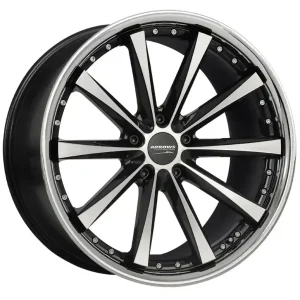 Cor.Speed Arrows Blanksort / Inox Rustfri Kant | Supergod pris