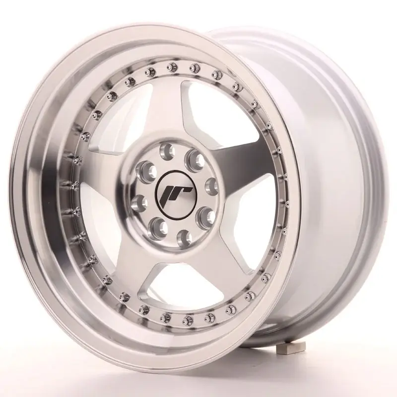 JR Wheels JR6 Alufælge Sølv / Poleret | Netop tilføjet