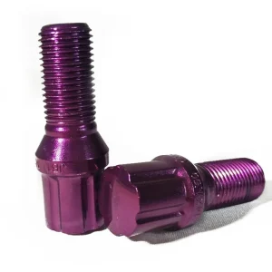 Skynd dig | M12x1,25 Hjulbolt Kegle 26mm Lilla - 20 stk