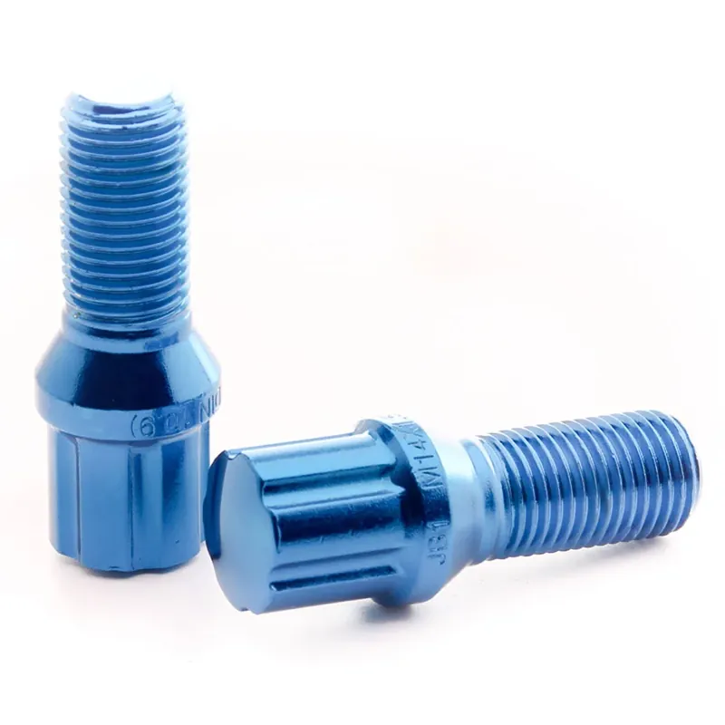 Anbefalet valg | M12x1,25 Hjulbolt Kegle 26mm Blå - 20 stk