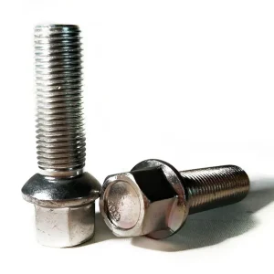 Kan bestilles - M12x1,5 Hjulbolt Kugle 37mm - R12 - 17mm Top - Sølv