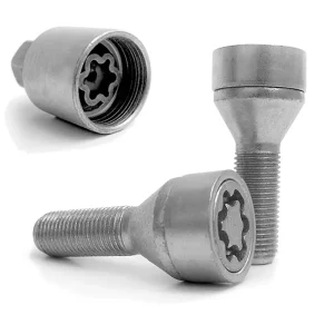 M12x1,25 Låsebolt Kegle 28mm - 17mm Top - Sølv - Kundernes favoritter