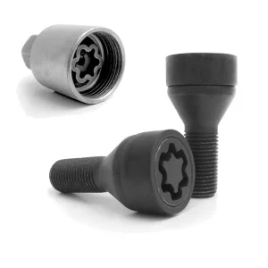 Udsalg | M14x1,25 Låsebolt Kegle 33mm - 17mm Top - Sort