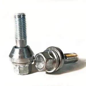 Tilbudspris | M14x1,5 Hjulbolt Kegle m. Løs Konus 48mm - 19mm Top - Sølv