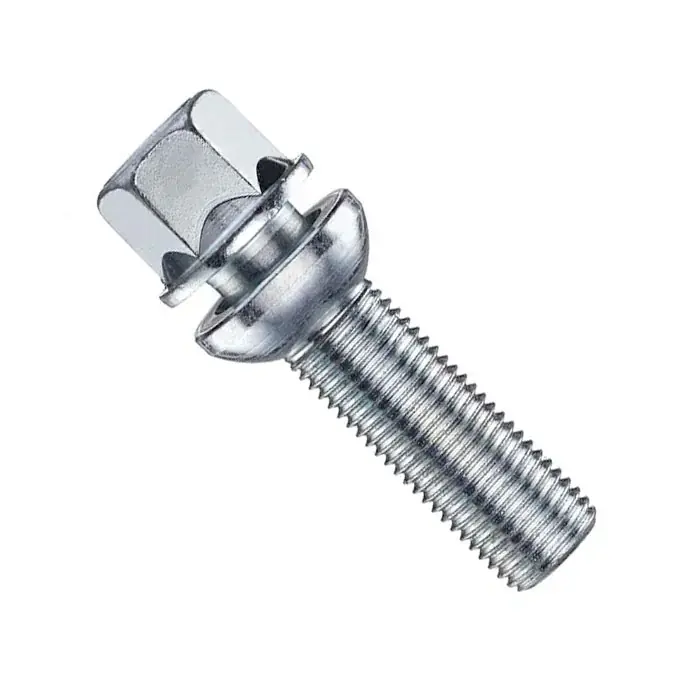 Stærkt tilbud | M14x1,5 Hjulbolt Kugle m. Løs Konus 37mm - R14 - 19mm Top - Sølv
