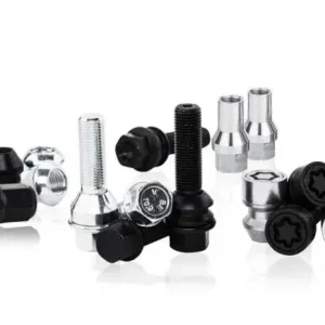 Kampagnetilbud | M15x1,25 Hjulbolt Kugle m. Løs Konus 60mm - R14 - 17mm Top - Sort