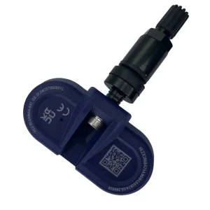 Skynd dig - TPMS Bluetooth BLE Ventil Dæktryk KC til Tesla - Pr stk - Metal Sort