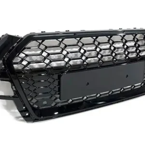 Køb nu - Audi A5 5F Frontgrill RS-Look Honeycomb Blanksort 19-