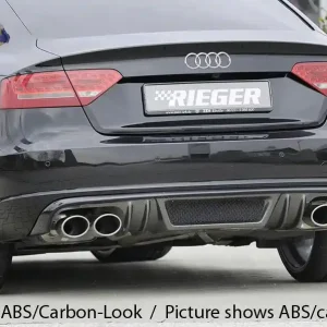 Topkvalitet | Audi A5 B8/B81 Rieger Hækskørte Indsats 07-11 u. S-Line 4x115x85 oval DEMO
