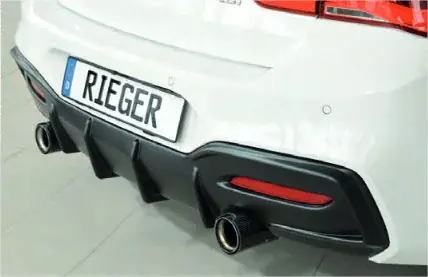 Topprodukt - BMW 1-Serie F20 F21 Rieger Hækskørte 15- M135i / M140i - CBL