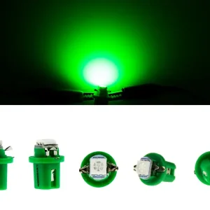 Instrumentlys LED Osram 8,5D Fatning SMD 3Chip - Grøn - Særtilbud