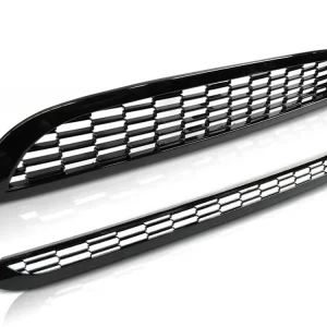 Begrænset antal - Mini Cooper Grillsæt Honeycomb Sort 01-06