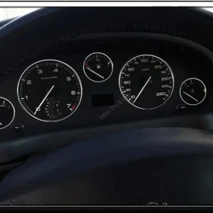 Kan bestilles | Peugeot 406 Turbo 99-04 Aluringe til Instrumentering