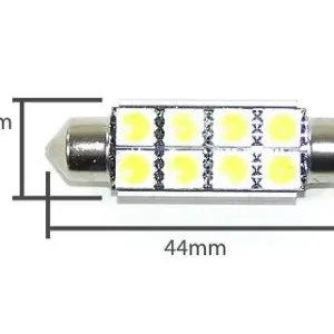 Pinolpære LED 44mm Xenon Hvid SMD (CANBUS) | Leveres hurtigt