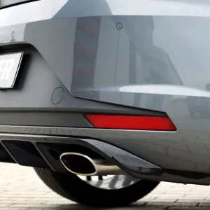 Nedsat pris | Seat Leon 5F Rieger Styling Hækskørte Blanksort - Cupra