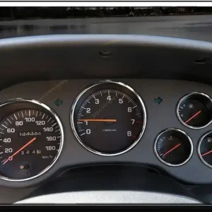 Toyota Supra MK4 Facelift 96-02 Aluringe til Instrumentering - Særpris