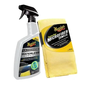 Fabrikspris | Meguiars Ultimate Waterless Wash & Wax inkl. Microfiberklude