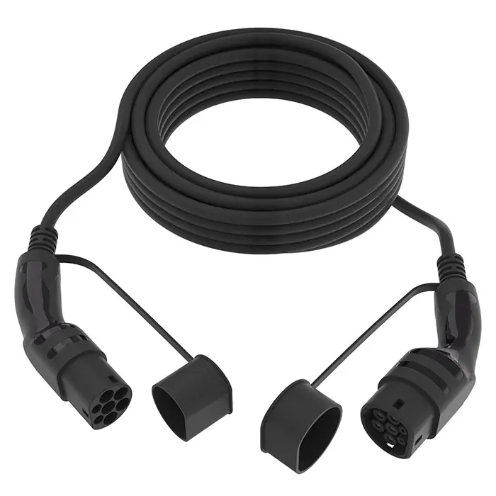 Bedste pris - Ladekabel Type-2 16A 3-faset 7,5 Meter