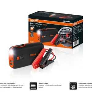 Nyhed - Osram BATTERYstart 300 - Jumperstarter / Powerbank