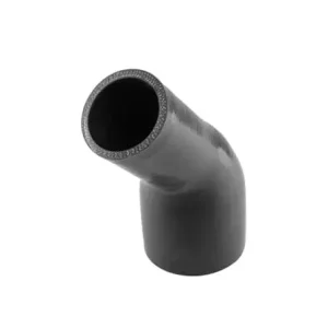 Sidste mulighed | Turbosmart 45° Siliconeslange Reducering Bøjning 2,00"-3,00" Sort
