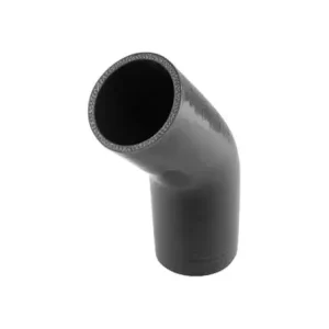 Turbosmart 45° Siliconeslange Reducering Bøjning 2,50"-2,75" Sort - Nedsat pris