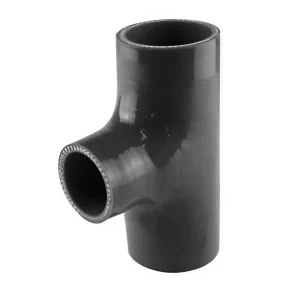 Ekspreslevering - Turbosmart Silicone T-Stykke 2,00" ID 1,50" - Sort