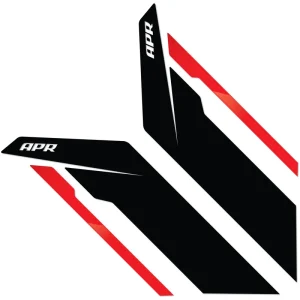 APR Skærm Decals Sort - Topkvalitet