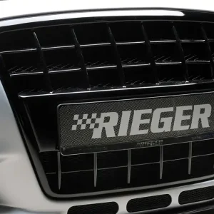Premium - Audi A3 8P Rieger Frontgrill Emblemfri Blanksort