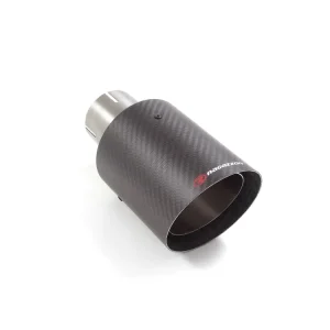 Ragazzon Afgangsrør Carbon 100mm 50,5mm 190mm - Særpris