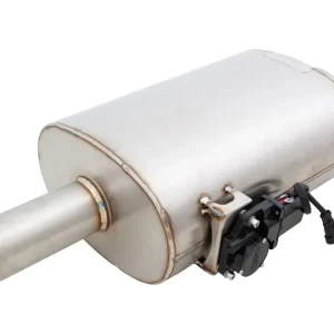 XForce Universal Dæmper m. Varex Spjæld 2.5" Oval - Side Monteret Motor - Nyt i shoppen