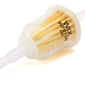 Premium - Brændstoffilter universal str. 6 mm. & 8 mm. slangestuds (Fuel gas filter A-T0082 8130 090 Wix)