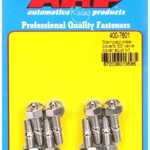 Særtilbud | Ventildækselboltsæt m/8 stk. Rustfri ARP ‘pind-bolt‘ 1/4"-20 (ARP 400-7601)