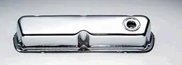 Bedste pris | Ventildæksel chrome sæt m. 2 stk. Ford S/B (RPC R9237 - Mr. Gasket 9804)