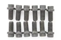På lager | Bolt Headers sort 3/8" x 16 = 19 mm. sæt 12 stk.