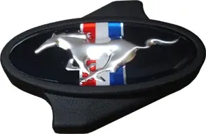 Kun denne uge | Vingemøtrik sort med Mustang logo til luftfilter (Proform 302-338)