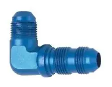 Dagens tilbud | Aluminum Fitting, Bulkhead Union 90 grader str. AN 6 (RPC Racing Power Company)