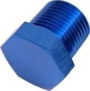 Aluminum Fitting, Endebolt str. /8" NPT (RPC Racing Power Company) NPT PLUG WITH HEX HEAD 3/8" | Hurtig levering