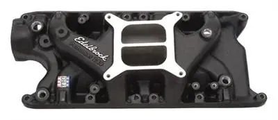 Indsugningsmanifold ‘Black Coated‘ Edelbrock Ford S/B V8 260,289 & 302" 1965 til 1973 - Kun denne uge