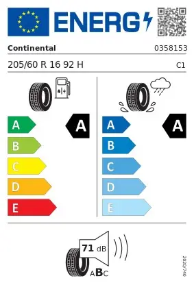 Bestil direkte - CONTINENTAL Sommerdæk 205/60R16 EcoContact 6