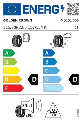 Klar til afsendelse - DIVERSEN Sommerdæk 315/80R225 MD101 GOLDEN CROWN