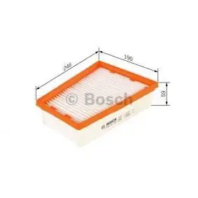 Premium | BOSCH Luftfilter f 026 400 229 (S0229)
