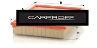 Ny vare - CarProff Luftfilter CPL0405