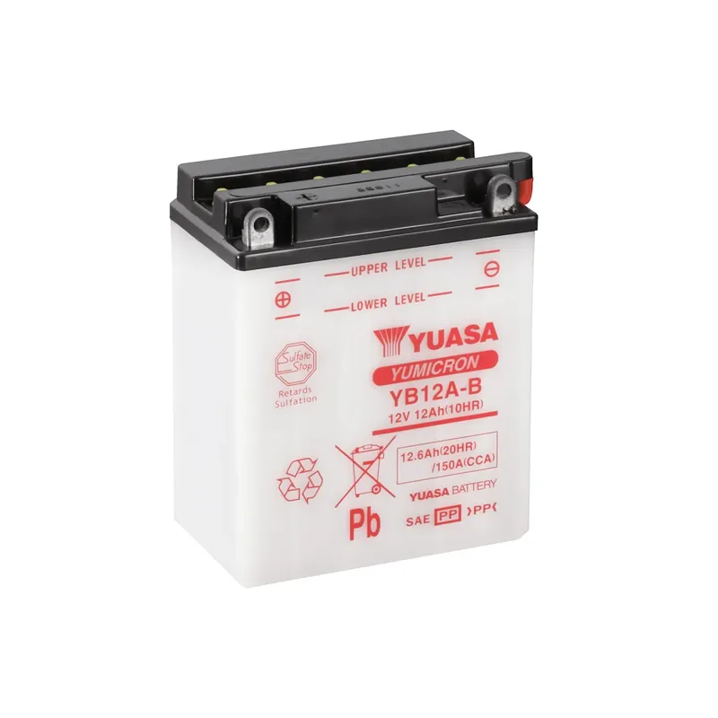 Yuasa - 12V 12.6Ah 150A Batteri - 102064 | God pris