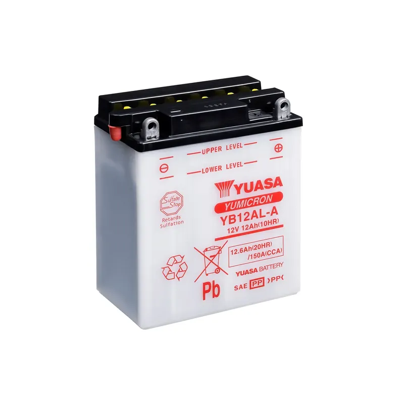 Yuasa - 12V 12.6Ah 150A Batteri - 102066 - Fordelagtig pris
