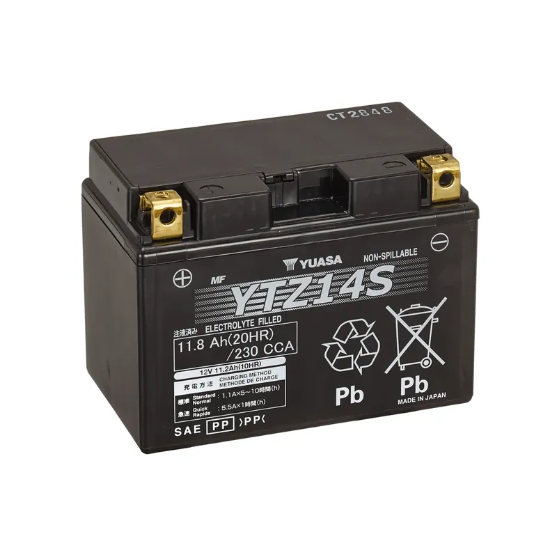 Yuasa - 12V 11.8Ah 230A Batteri - 102216 - Tilbudspris