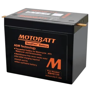 Premium | Motobatt - 12V 33Ah 390A Batteri - MBHD12H