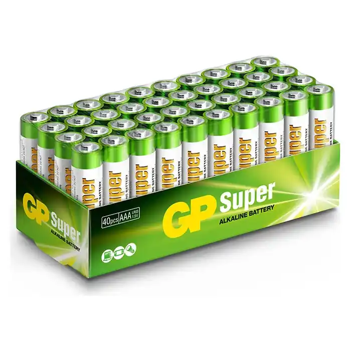 GP Super Alkaline AAA batteri, 24A/LR03, 40-pak | Næsten udsolgt