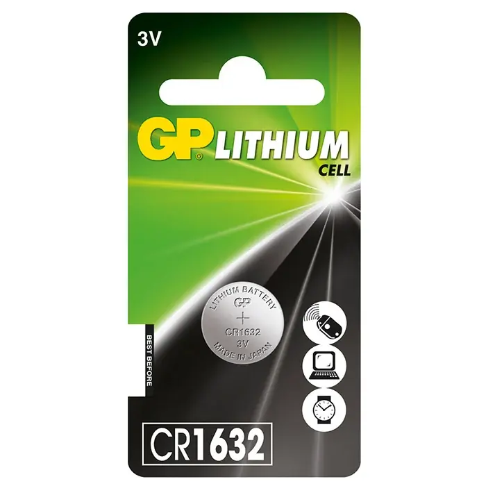 Gp cr1632 batteri stk. - Tidsbegrænset