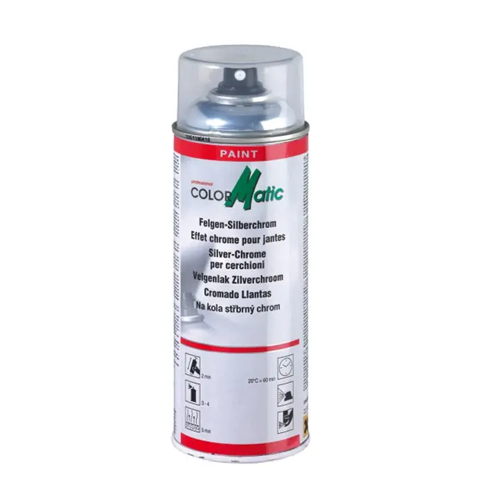 ColorMatic Fælgspray sølvkrom 400ml. - Tidsbegrænset tilbud